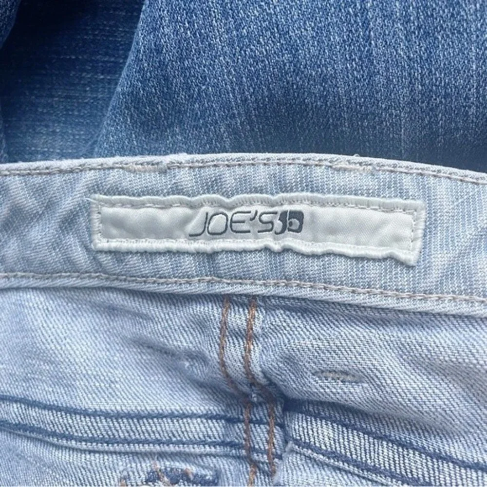 Joe’s Jeans Low Rise Flare Medium Wash Cotton Denim Bootcut Wide Leg Size 28 | 6 - Picture 10 of 14